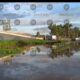 Inundación bloquea paso en Puente Los Ángeles, en San Francisco Ocotlán