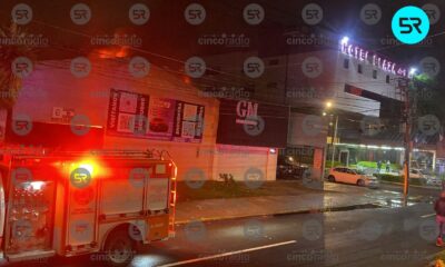Incendio en bodega sobre Bulevar Hermanos Serdán