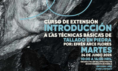 Ofrecen curso gratuito de tallado en piedra en Puebla