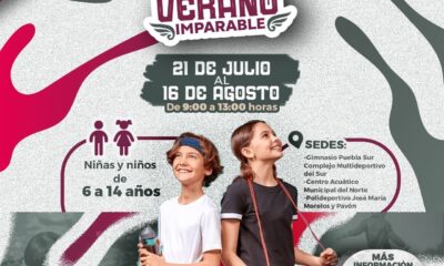 Del 21 de julio al 16 de agosto, niñas y niños de 6 a 14 años podrán disfrutar del Curso Imparable con actividades deportivas y recreativas.