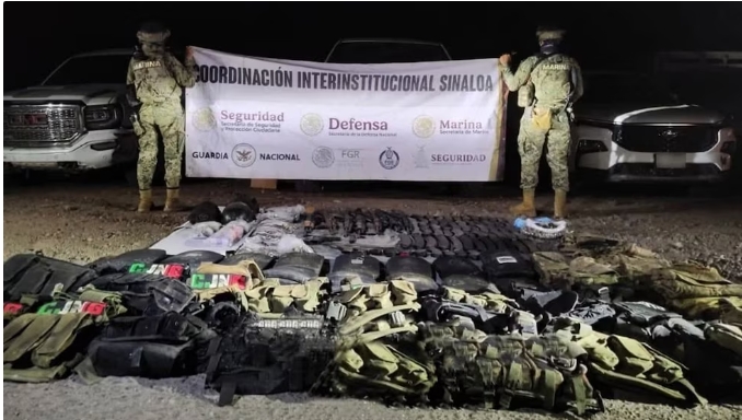 Detienen a 6 del CJNG en Culiacán con armas y medio millón