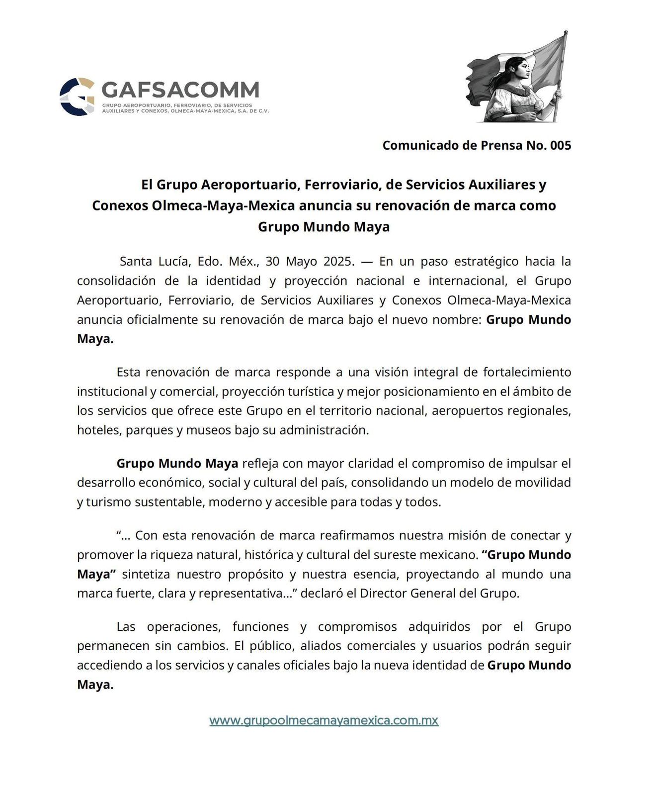Grupo Olmeca-Maya-Mexica renueva su identidad como Grupo Mundo Maya para impulsar turismo, desarrollo y proyección nacional e internacional.