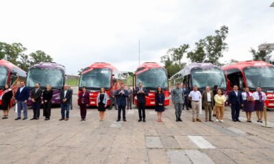 Gobierno y empresarios refuerzan movilidad con nueva flota de transporte en Puebla