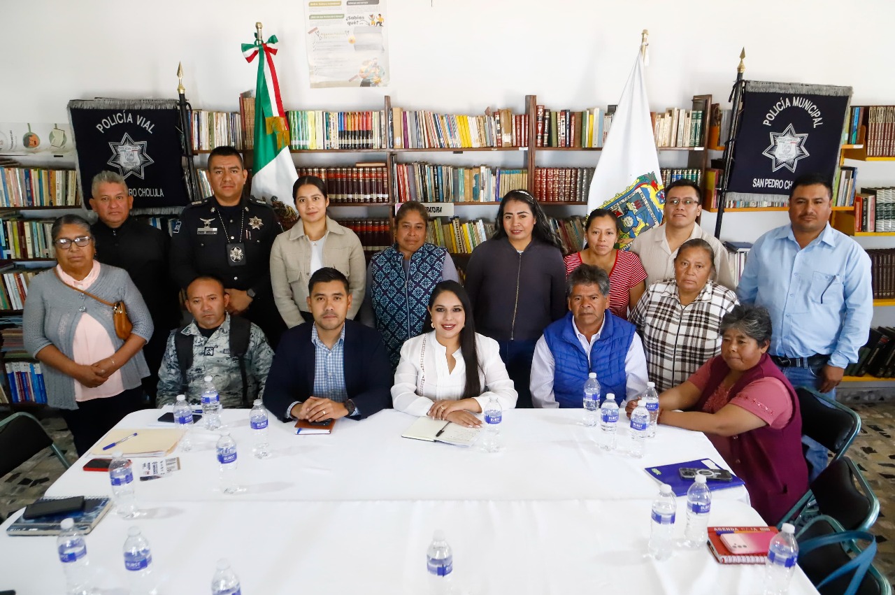 Tonantzin Fernández impulsa acciones por la seguridad en San Agustín Calvario