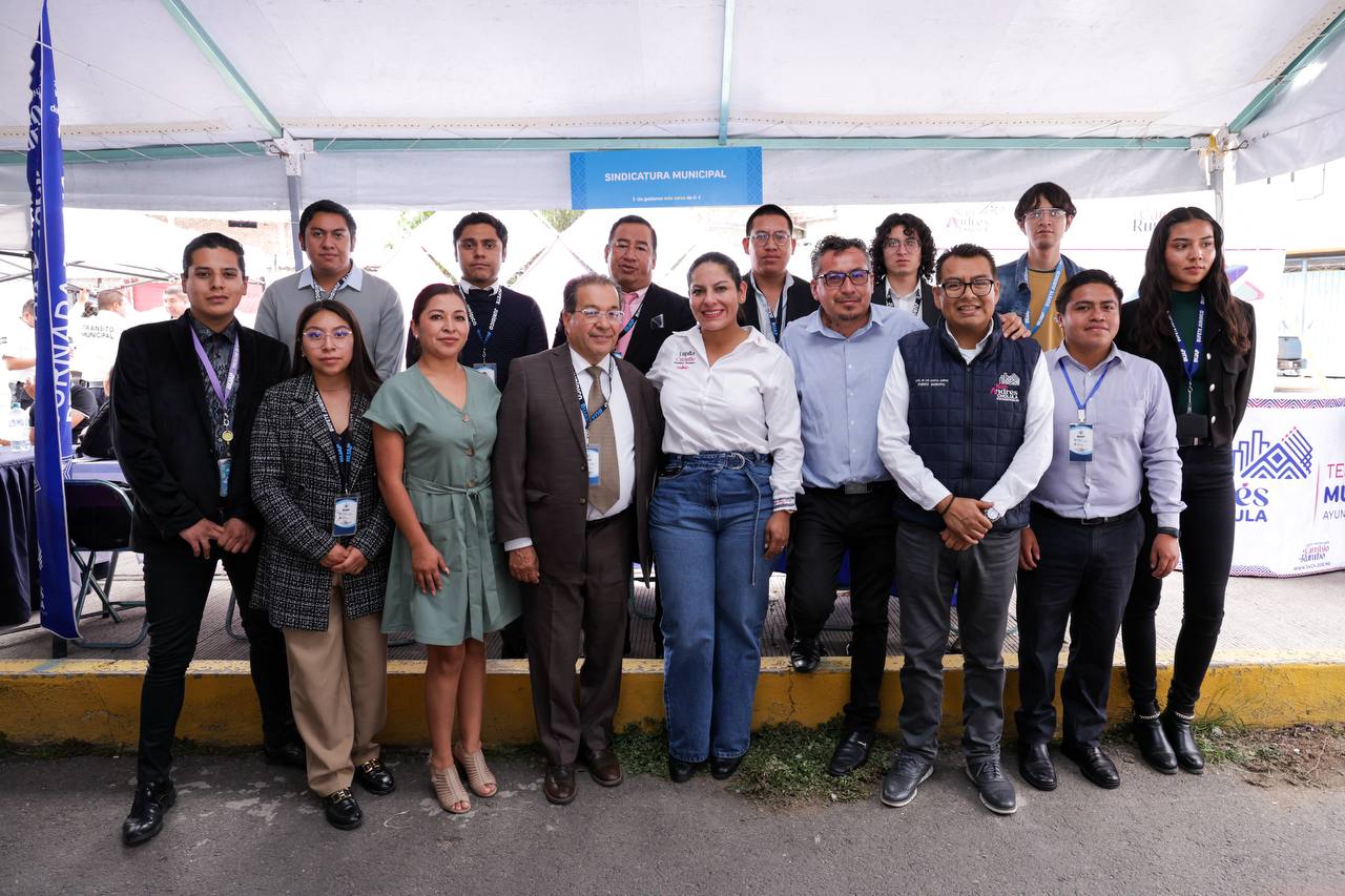 Con jornada de proximidad, el gobierno de San Andrés ofreció atención directa; participaron el Mercadito Verde y el Bufete Jurídico de la BUAP.