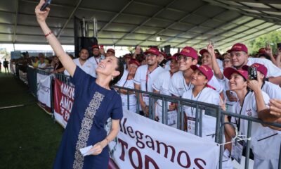 Sheinbaum visita Nayarit, Michoacán y Colima para impulsar salud y educación