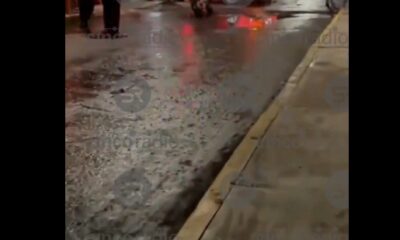Disparos contra un vehículo causan choque contra una panadería; una mujer abogada y otra persona resultan lesionadas.