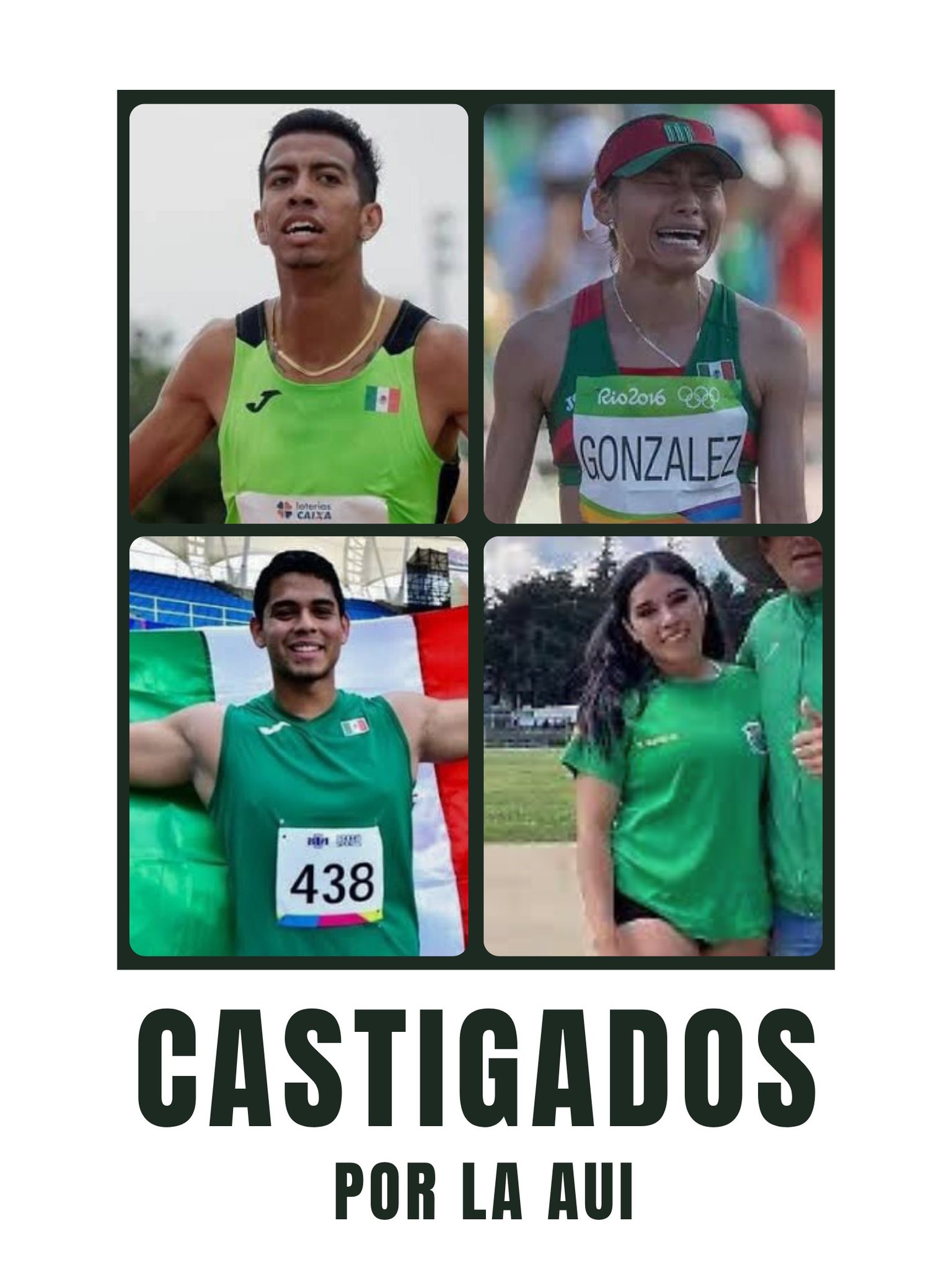 Deportistas mexicanos sancionados por dopaje: los 4 casos actuales revelados por la AIU