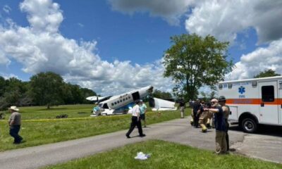 Se estrella avión con 20 personas a bordo en Tennessee; hay varios heridos