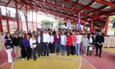 El gobierno de Lupita Cuautle impulsa la nutrición infantil con apoyos alimentarios en escuelas y comedores de San Andrés Cholula.