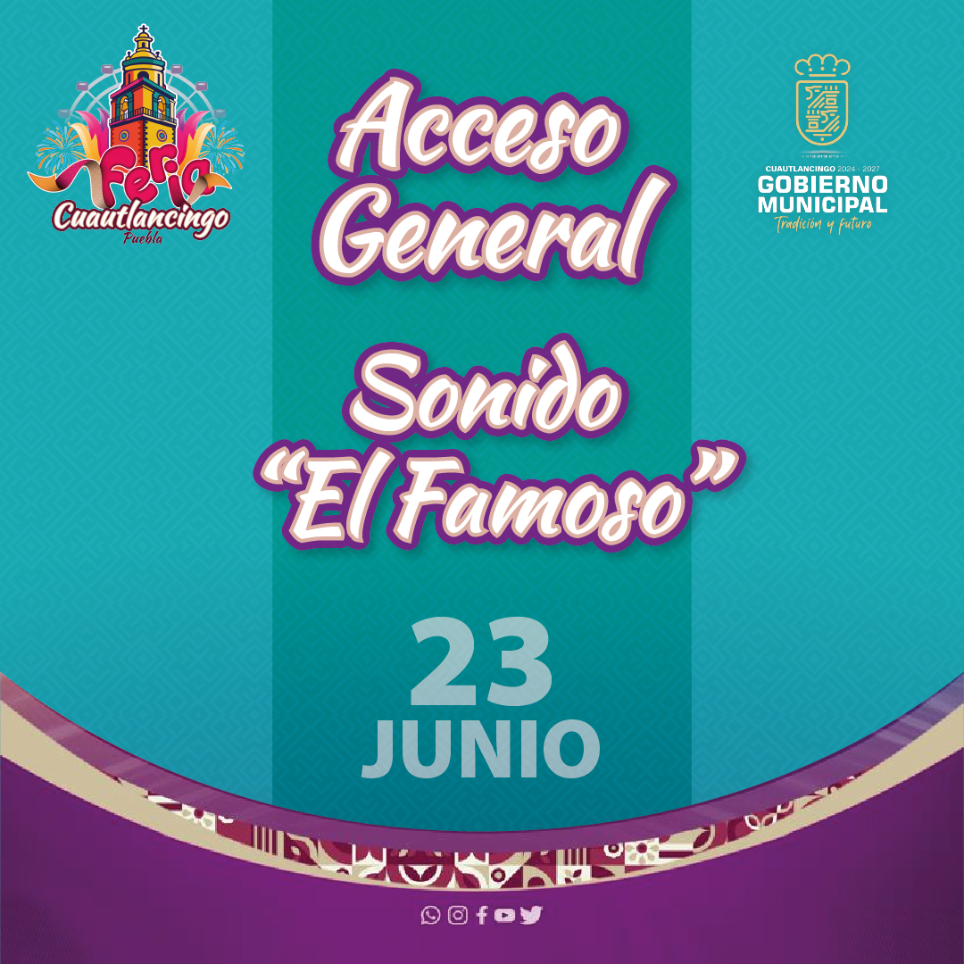 Sonido Famoso en la Feria de Cuautlancingo