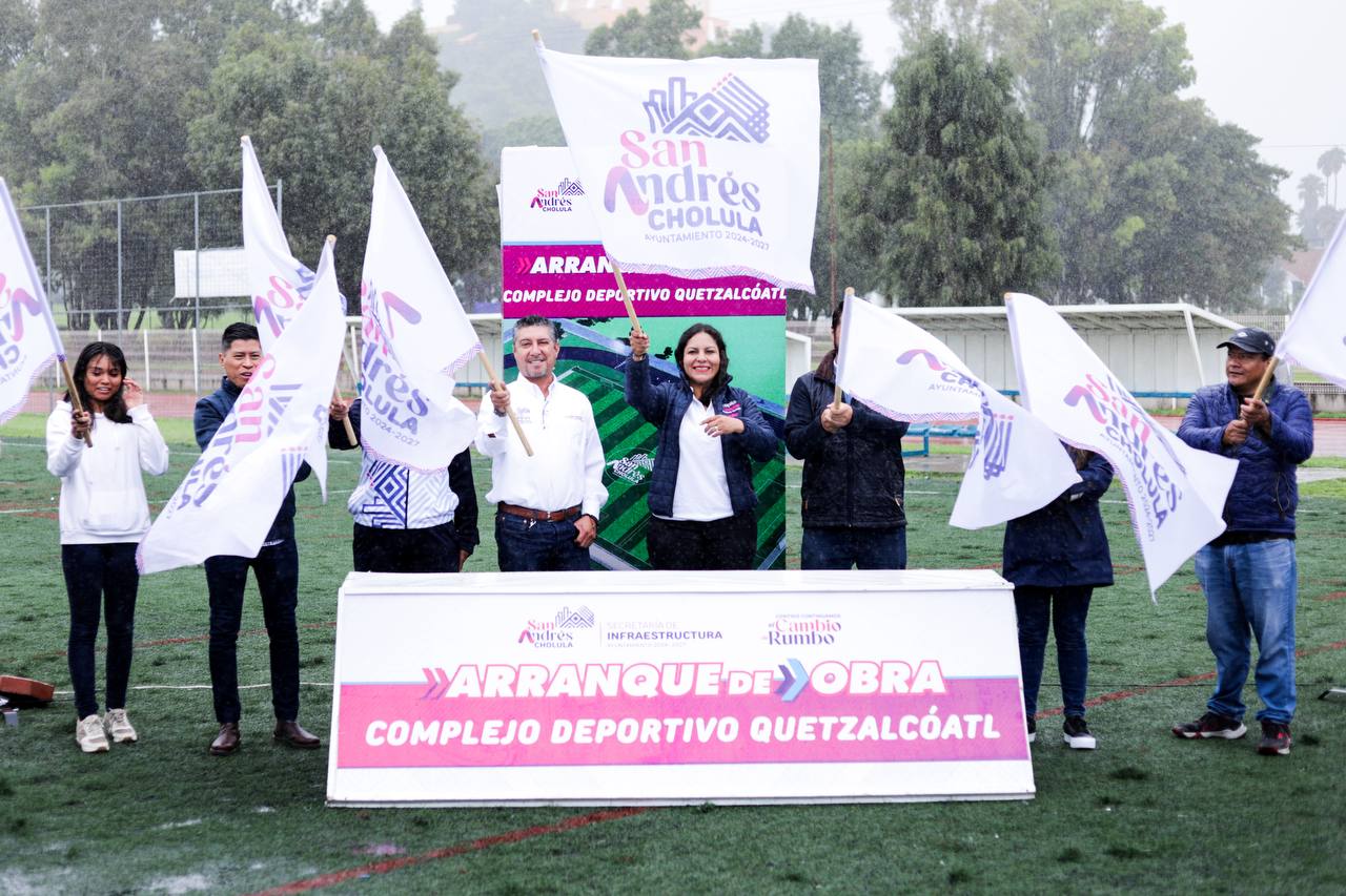 Arranca Lupita Cuautle obras en Deportivo Quetzalcóatl