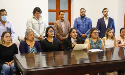 La alcaldesa fijó postura ante hechos en el Mercado Cosme del Razo y aseguró que su gobierno actuará con legalidad, firmeza y transparencia.