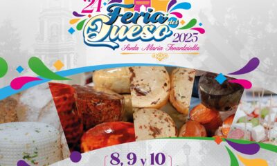 Del 8 al 10 de agosto se celebrará la edición 24 de la Feria del Queso en Santa María Tonantzintla con 36 productores y más de 10 mil visitantes.