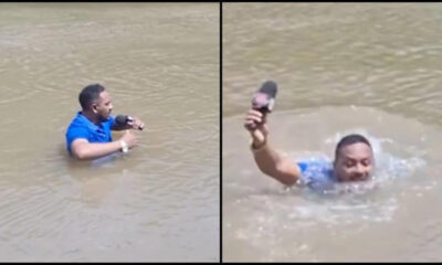 Durante una transmisión en vivo, un reportero brasileño encontró accidentalmente el cuerpo de una niña desaparecida en un río.