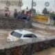 Camioneta Arrastrada por Corriente en Barranca de Chiautempan Vehículo Termina en Barranca Briones Tras Ser Llevado por el Agua; Autoridades Realizaron Labores de Rescate sin Reportar Heridos