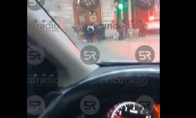 Cristalazo en el Vips de la 2 Norte y 2 Oriente en Puebla