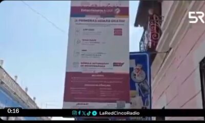 Parquímetros en Puebla se usan solo 3 horas en promedio