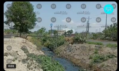 Encuentran cuerpo con impactos de bala en el dren de Valsequillo, en Tehuacán. Estaba maniatado y en descomposición. Fiscalía investiga.