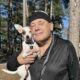 Andrew Kuzyk and Chihuahua named Champ. (Pix via Andrew Kuzyk / SWNS)