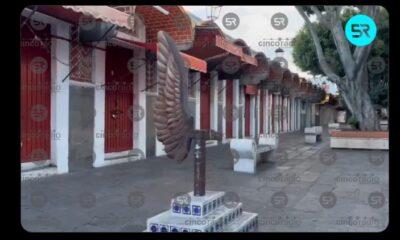 Daños a las alas del Parián, a dos semanas de su regreso
