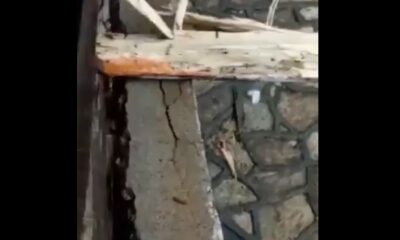Un rayo impactó el palo de la Danza de los Voladores en Pinahuista, Cuetzalan, durante una tormenta eléctrica. El hecho ocurrió el 7 de julio y fue captado por vecinos.