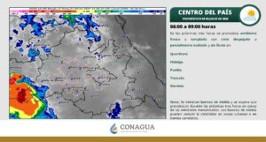 Conagua alerta por bancos de niebla y visibilidad reducida este jueves; se espera cielo despejado a nublado y sin lluvias en seis estados.