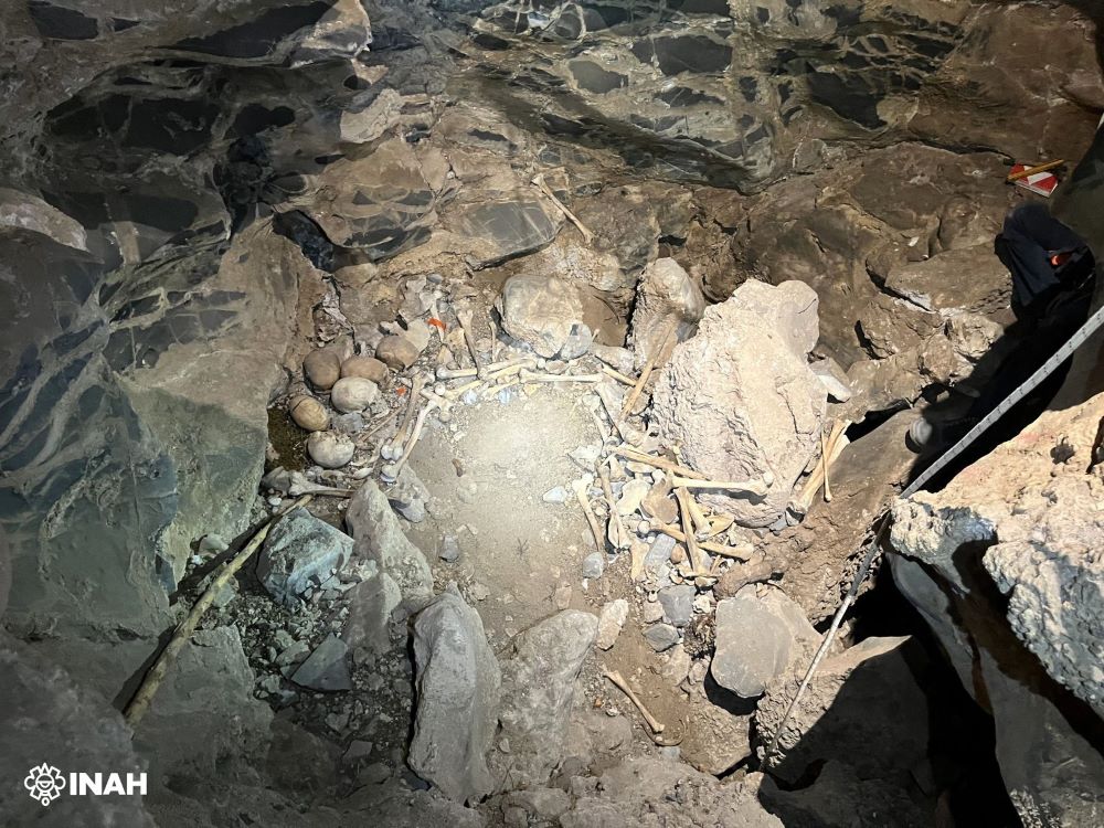 El INAH atendió una denuncia ciudadana que alertó de saqueos en este antiguo contexto mortuorio. Foto: acervo CINAH Coahuila.