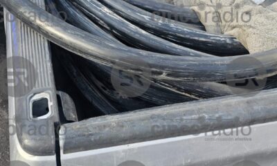 Detienen a ladrón de cable tras persecución en la 23 Poniente