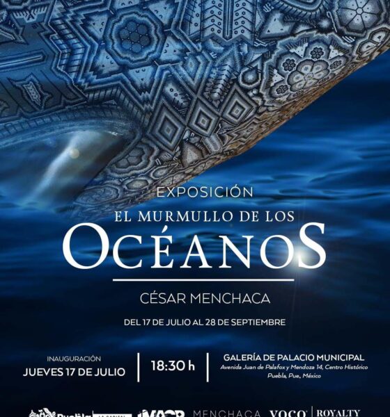 César Menchaca presenta en Puebla la exposición “El Murmullo de los Océanos”