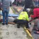 Cuatro trabajadores cayeron de una azotea mientras hacían colado en una casa de Papalotla, Tlaxcala. Uno fue trasladado al hospital; está estable.
