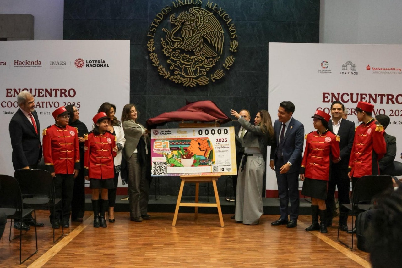 Reconocen INAES, Lotería Nacional y Cultura importancia del cooperativismo en México