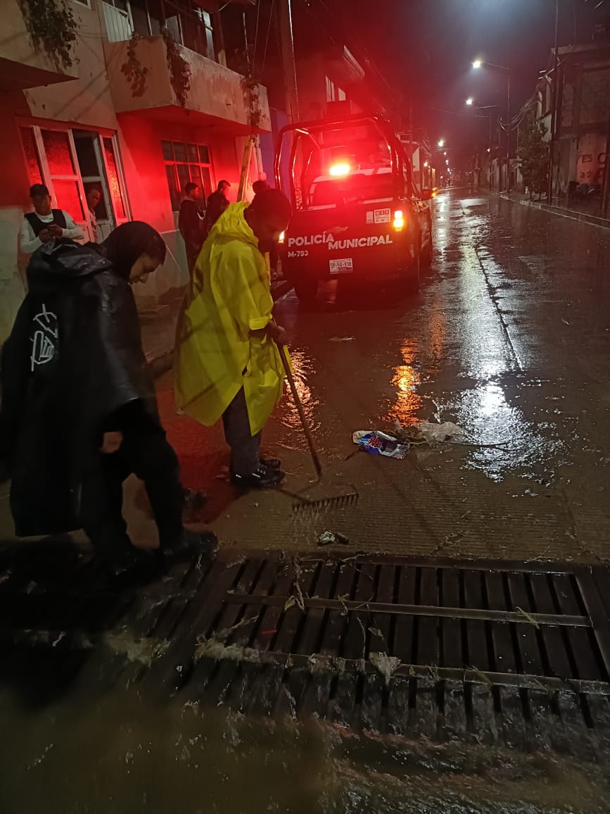 Refuerza Tonantzin Fernández estrategia contra lluvias en San Pedro Cholula