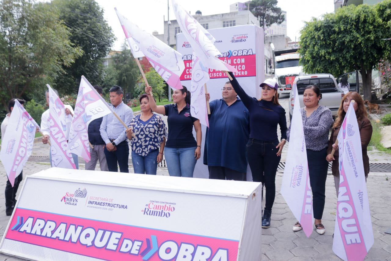 Arranca pavimentación en Concepción Guadalupe, SACH
