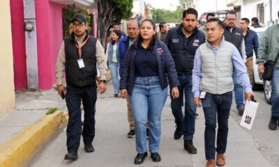 Lupita Cuautle atiende personalmente a familias afectadas por lluvias en San Andrés Cholula