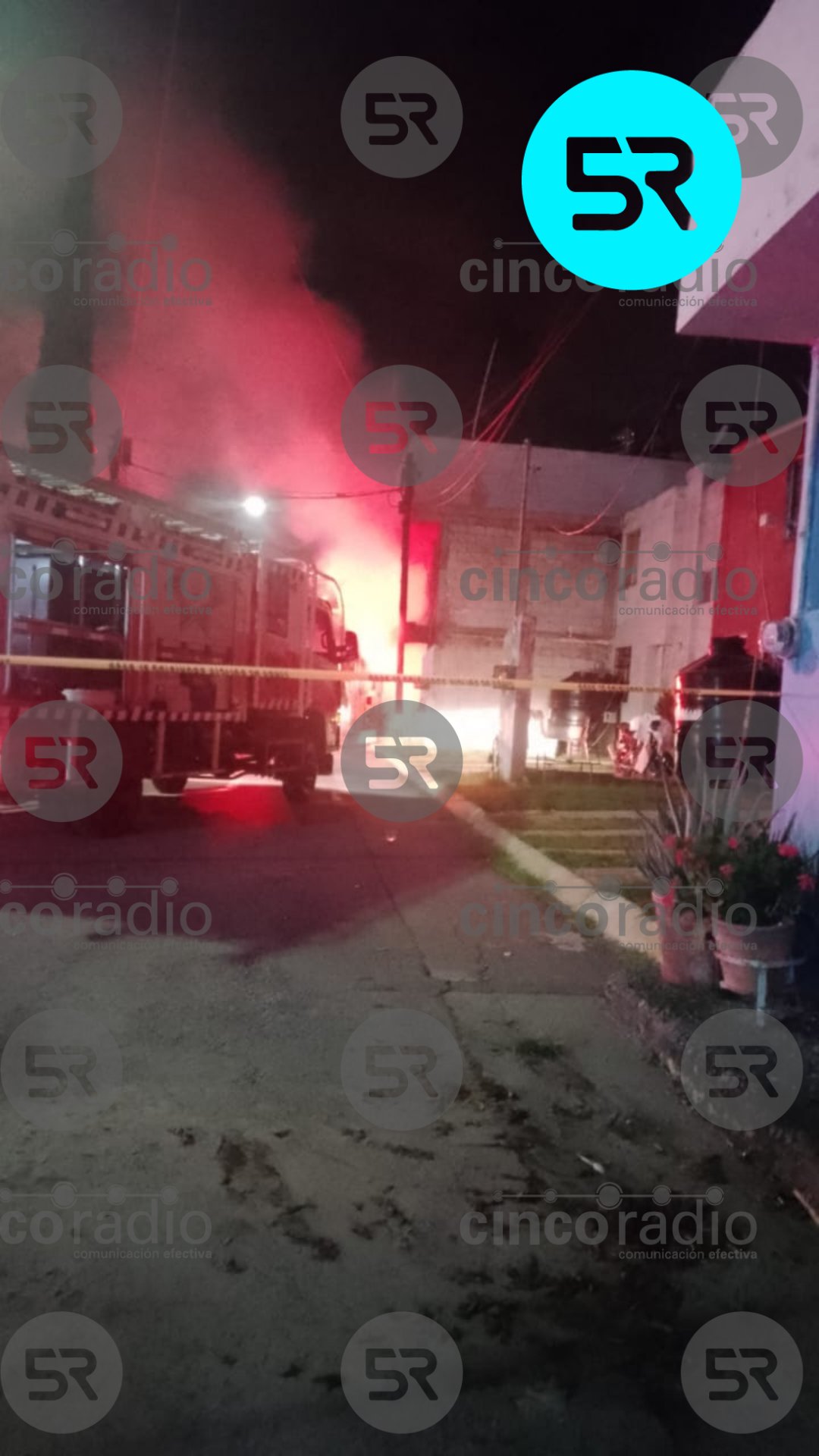 Incendio en vivienda del fraccionamiento El Refugio; habría muerto una mascota