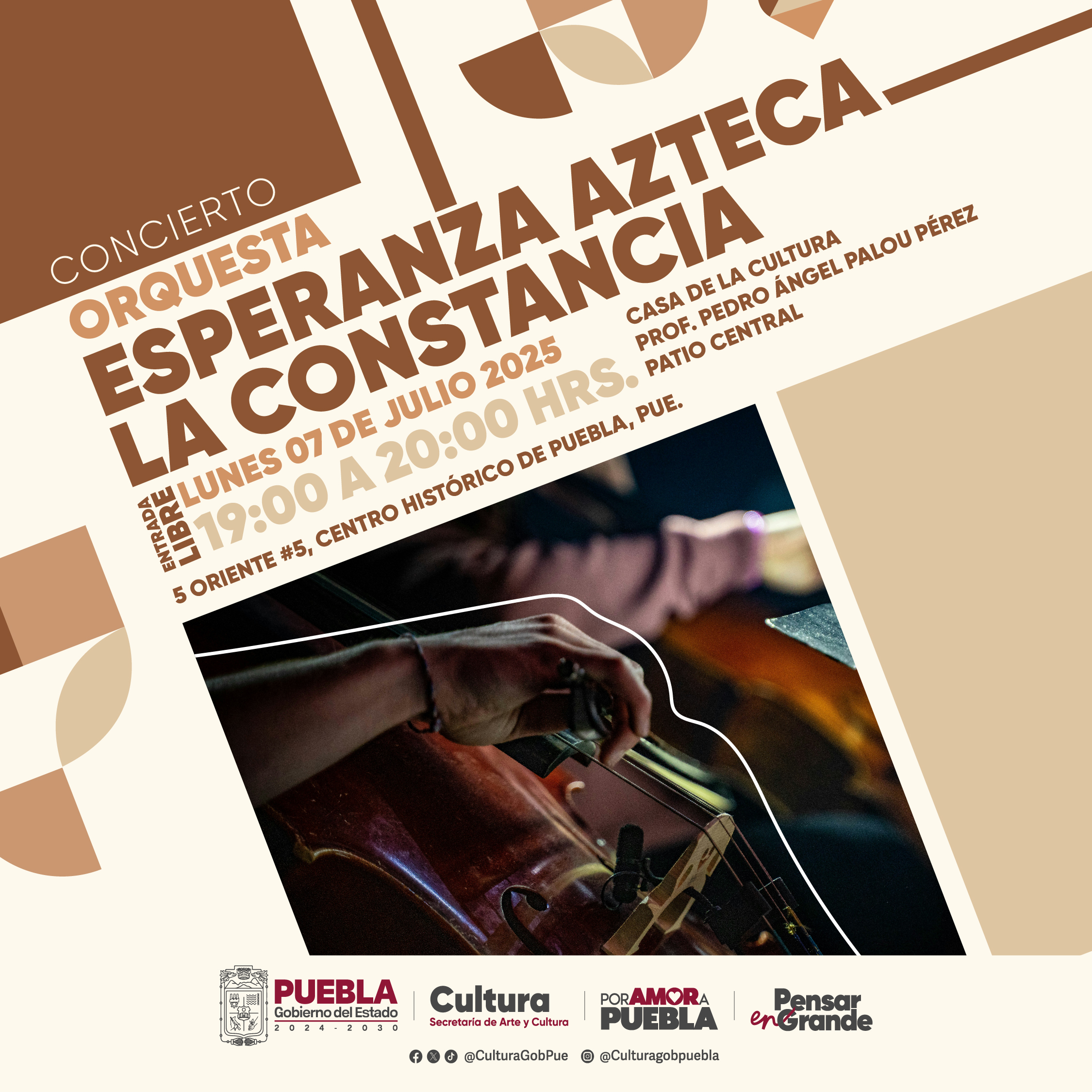 Juventudes brillan en el concierto de la Orquesta Esperanza Azteca “La Constancia”
