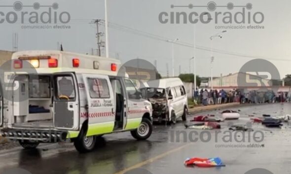 Choque fatal en Acatzingo deja 4 muertos