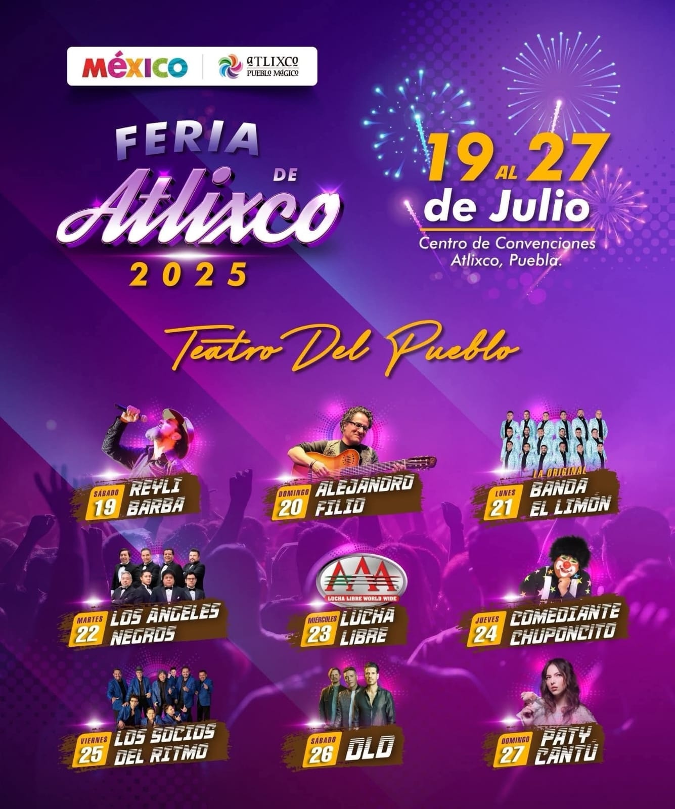 Feria de Atlixco 2025: Artistas confirmados, actividades y TODO lo que debes saber