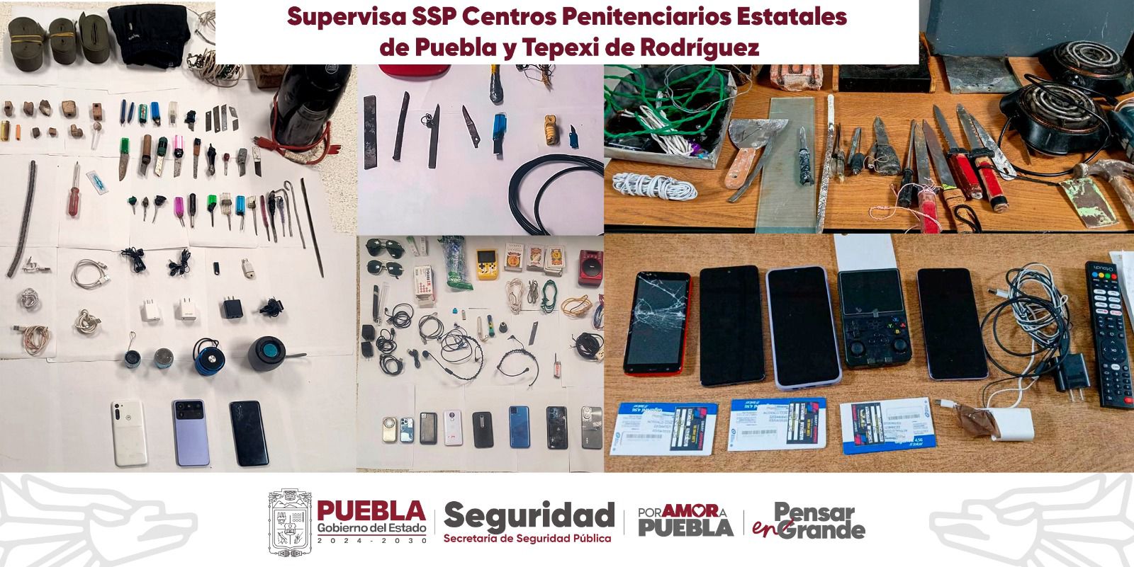 La SSP reforzó operativos de supervisión en los centros penitenciarios para garantizar el orden y el respeto a los derechos humanos.