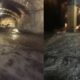 Lluvias intensas provocan inundaciones en la capital de Guanajuato; la calle subterránea colapsó y dos presas están al borde del desbordamiento.