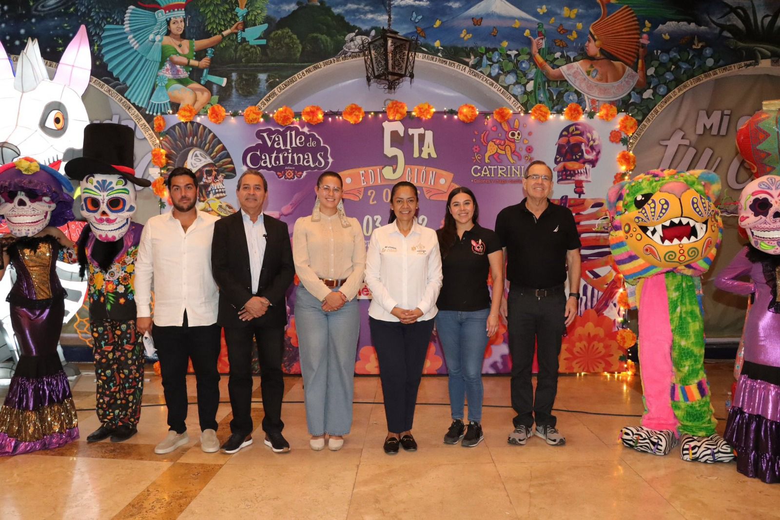 Presentan la quinta edición de "Valle de Catrinas" en Atlixco: será del 3 de octubre al 2 de noviembre