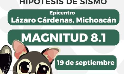 Este 19 de septiembre a las 12:00 horas sonará la alerta sísmica en la capital y diversas entidades del país; el ejercicio tendrá como escenario un sismo con epicentro en Lázaro Cárdenas, Michoacán.