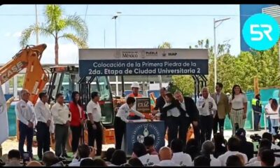 a BUAP celebra el 1er aniversario de CU2 e inicia su segunda etapa: 10 nuevos edificios, 4 listos en enero, con aulas y laboratorios para ciencias e ingenierías. 65% del terreno seguirá como humedal protegido.