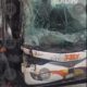 Accidente de camión de transporte comercial AU en la Autopista Puebla–Córdoba