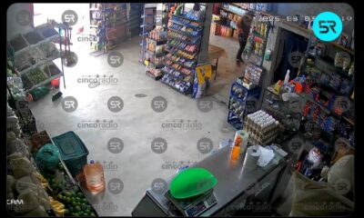 Cámaras captaron un asalto en un negocio de San Lorenzo Almecatla, Cuautlancingo; comerciantes compartieron el video y piden mayor seguridad en la zona.