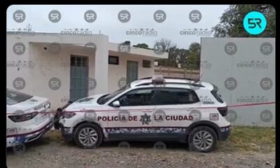 Policía de la Ciudad acordona un domicilio en la colonia Tres Cruces, tras el hallazgo de un cuerpo dentro de una cisterna; ya se investiga el caso.