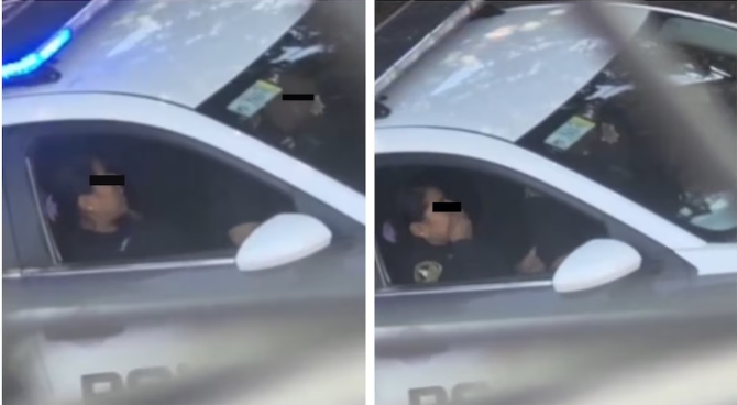 La SSC identificó a los agentes que aparecen en video teniendo relaciones sexuales en una patrulla; podrían ser suspendidos o dados de baja.
