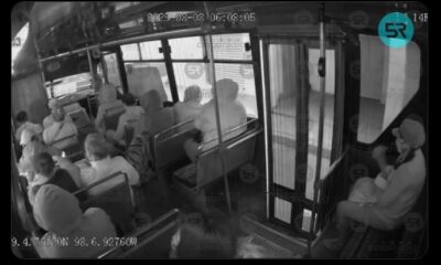 Vecinos reportan un asalto a la Ruta 68 frente a la escuela Joaquín Colombres. El incidente fue captado por cámaras de seguridad