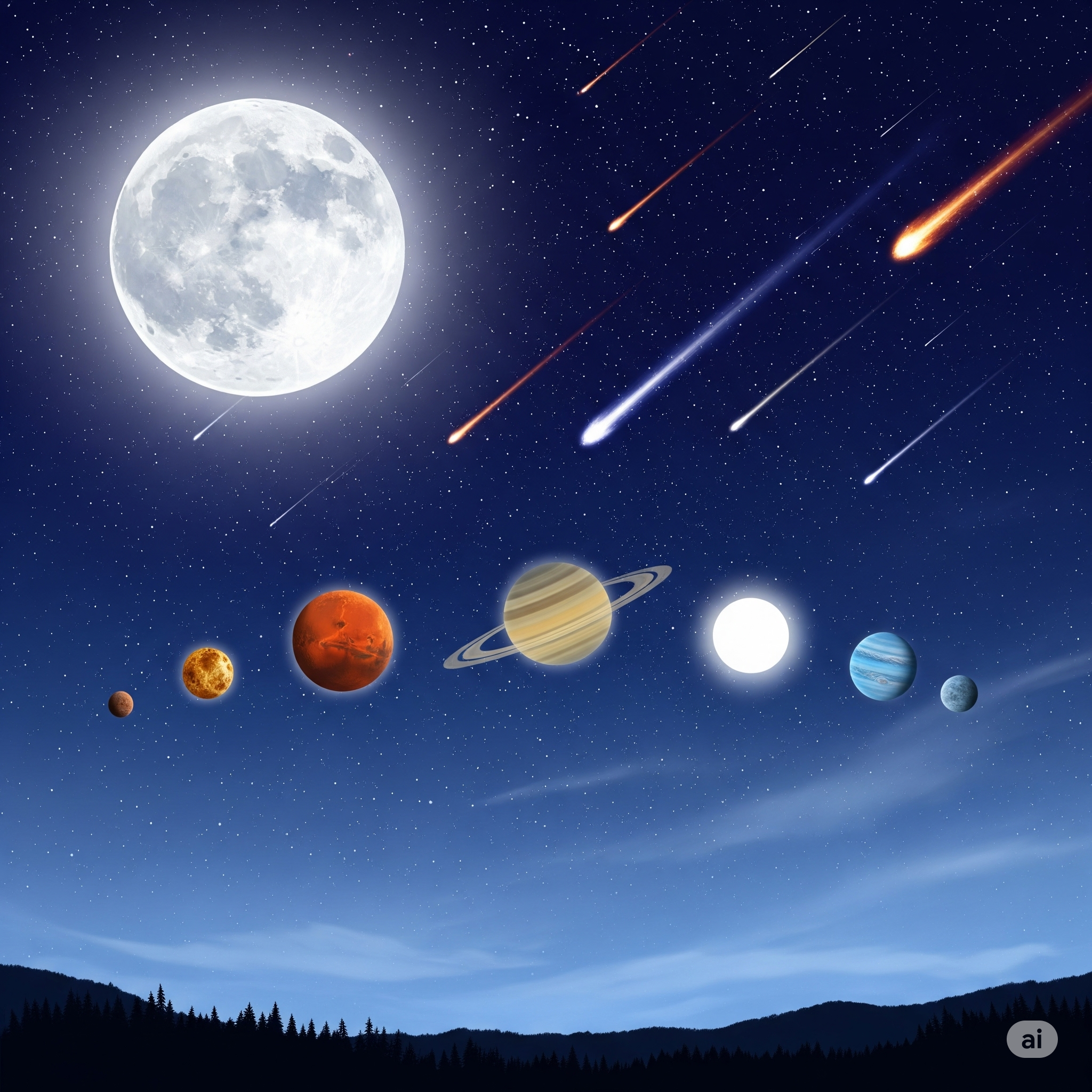 La lluvia de meteoros de las Perseidas, una luna llena especial y alineaciones planetarias, serán los espectáculos celestes que cautivarán a aficionados y expertos.